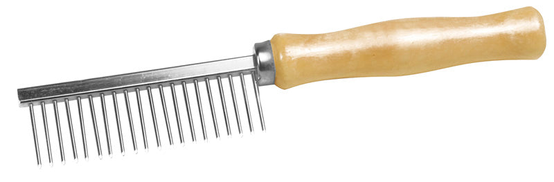 Pettine in metallo denti larghi