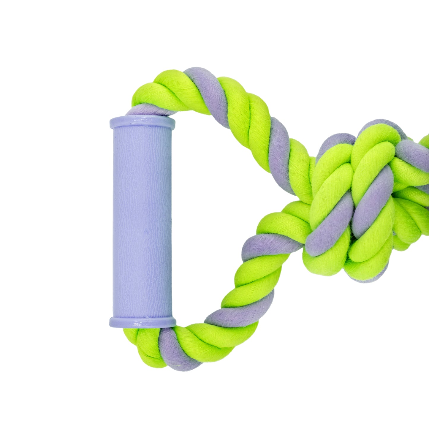Gioco per cani Cotton fluo, in morbido e resistente cotone intrecciato con colori fluo e maniglia da impugnare