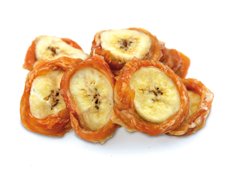 Rotolini di anatra e banana