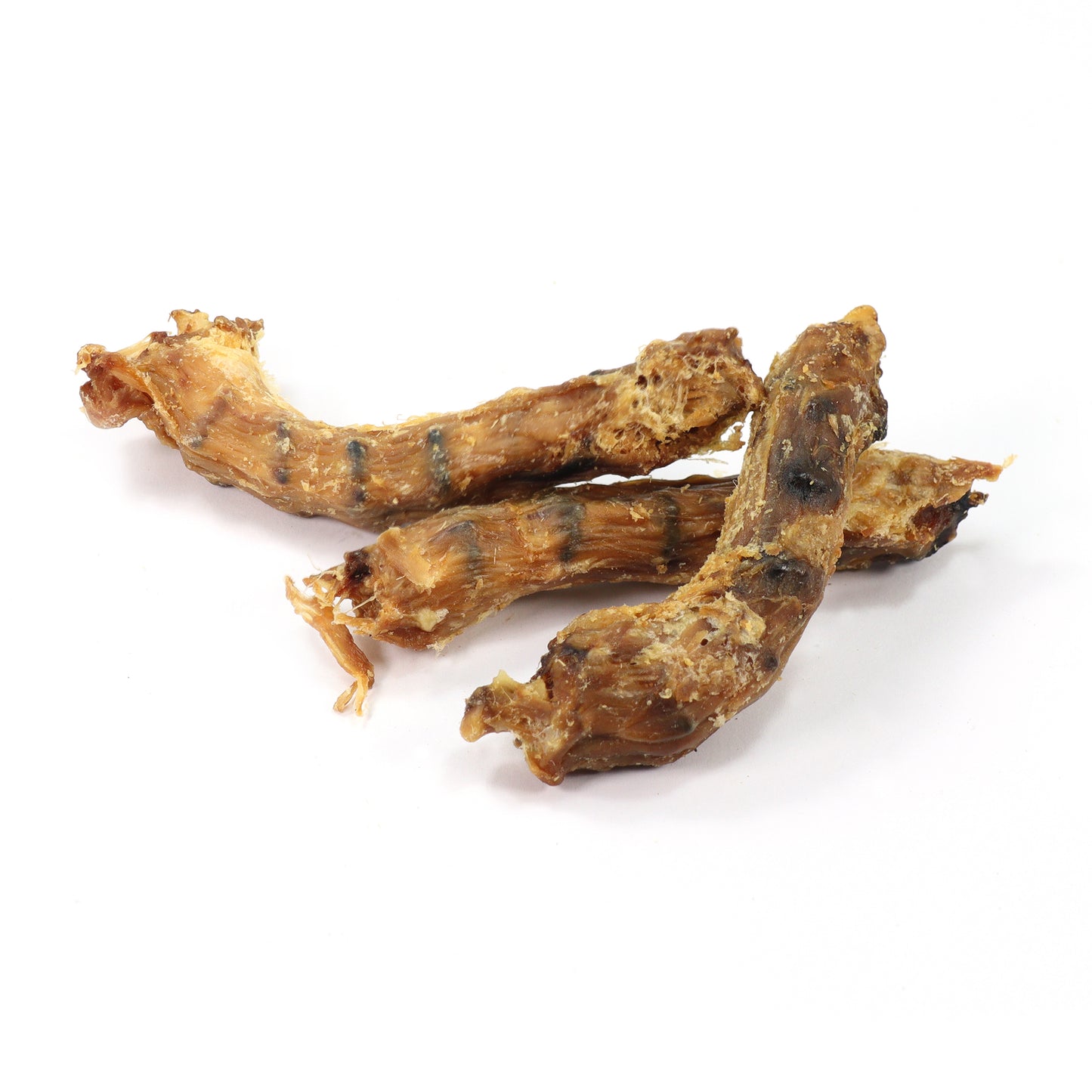 Snack carne essiccata per cani colli di gallina