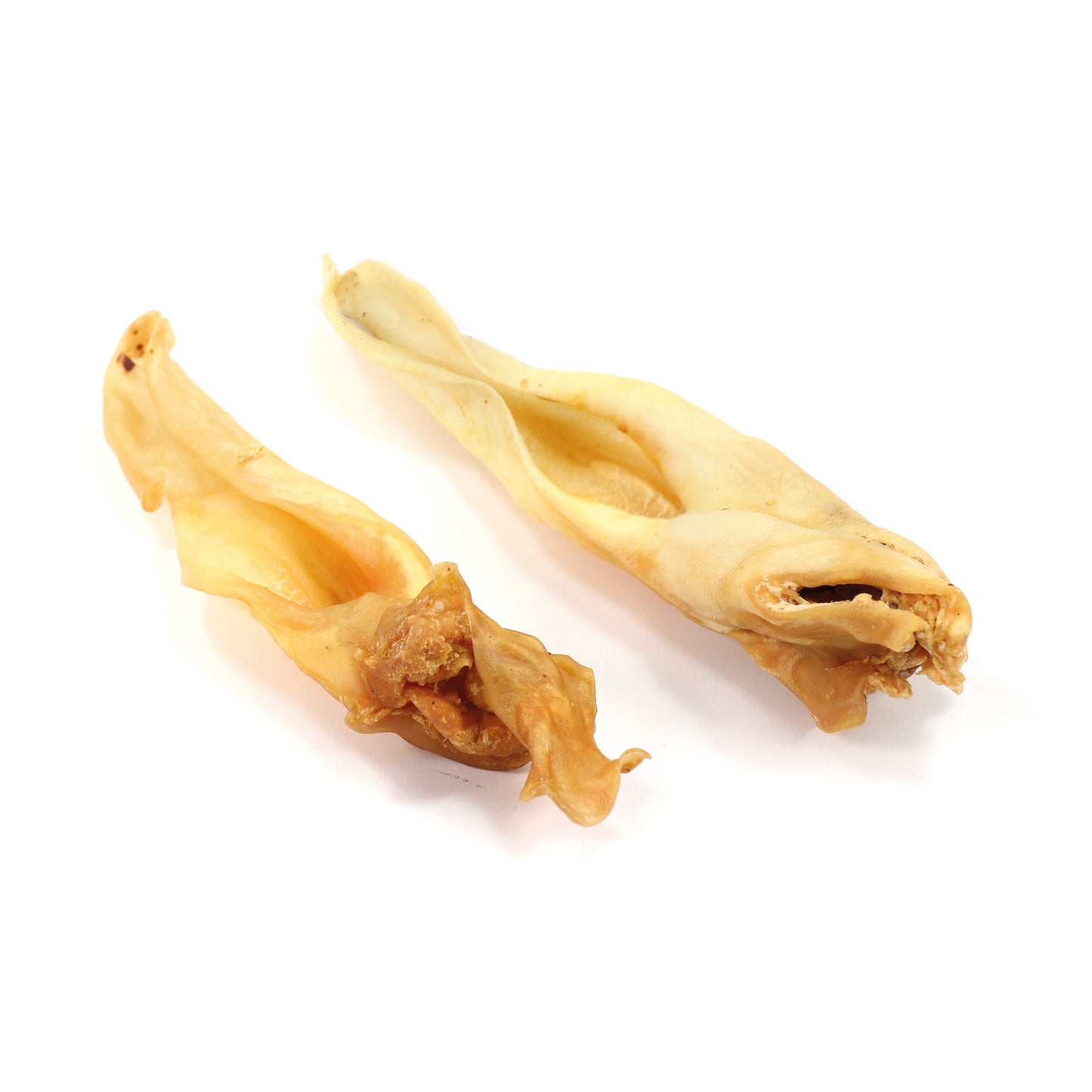 Snack carne essiccata per cani 2 pz orecchie capra