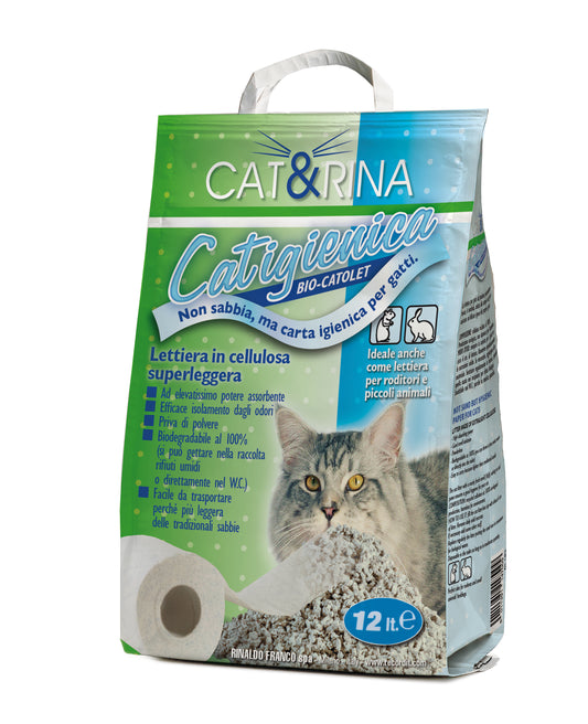 Lettiera per gatti leggera extra assorbente
