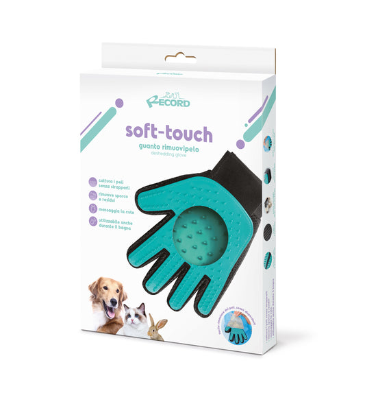 Guanto rimuovipelo soft touch per cane e gatto