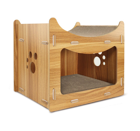 Tiragraffi in legno e cartone