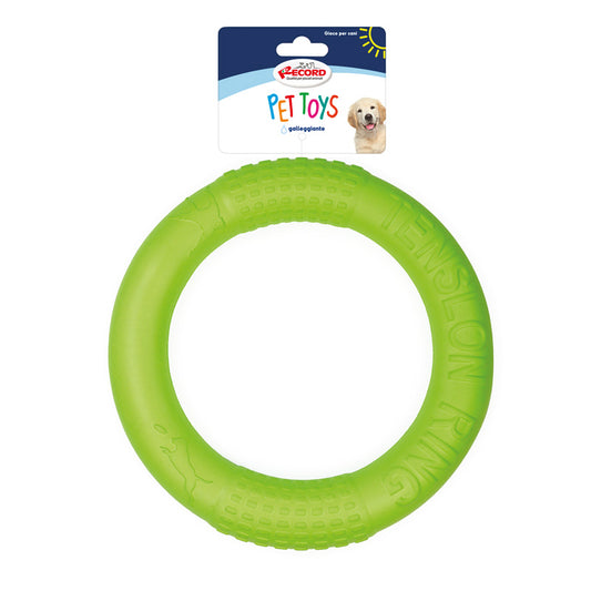 Anello color verde  galleggiante per cani 