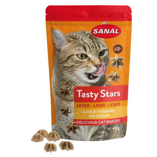 Snack per gatti ricchi di vitamine e senza zucchero.