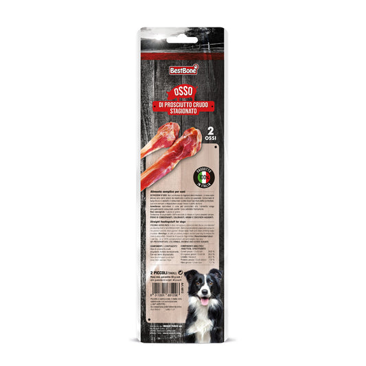 2 Ossi di prosciutto crudo stagionato per cani