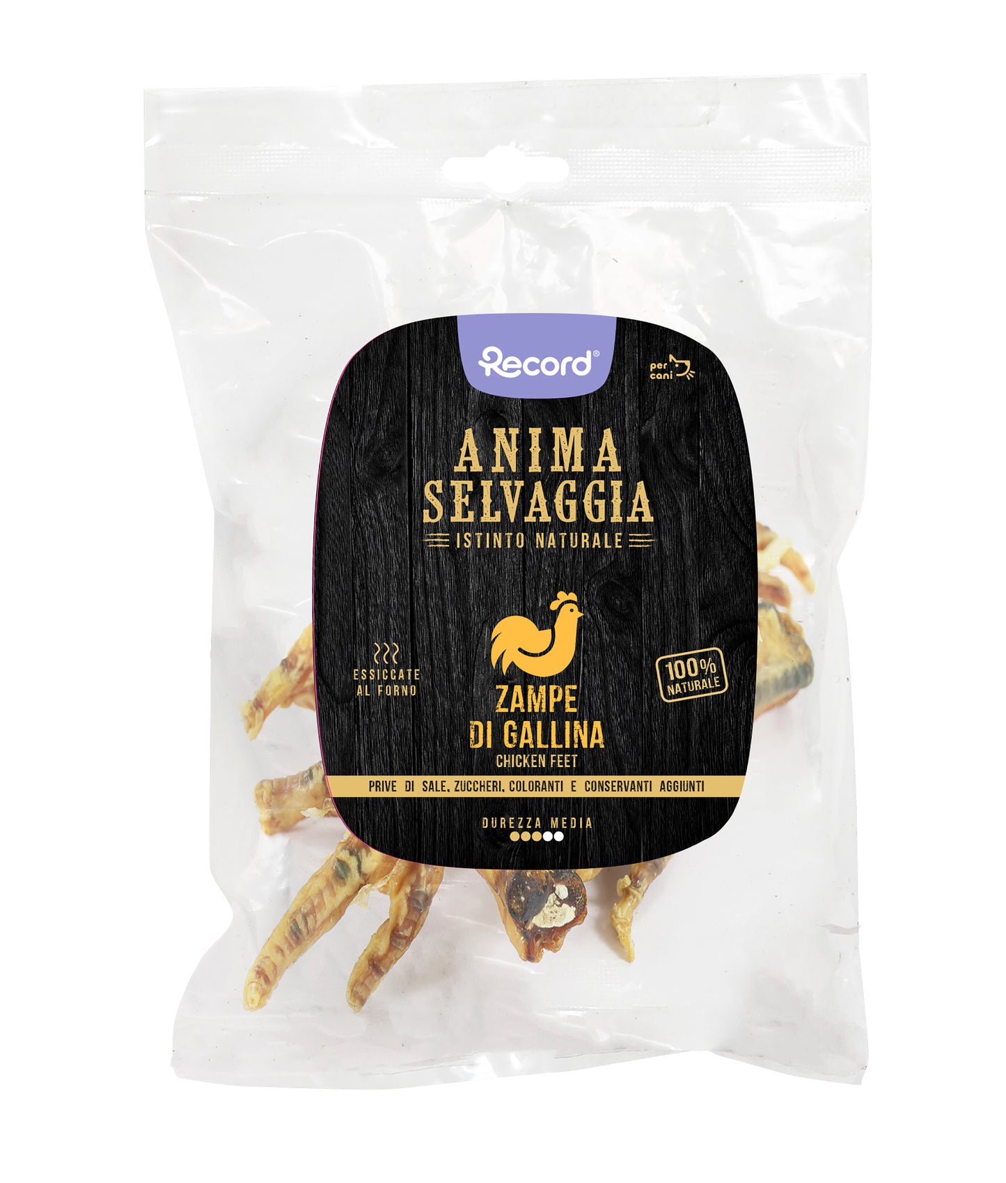 Prodotto da masticare che contribuisce al benessere psicofisico del cane: appaga emotivamente, rafforza la muscolatura delle mascelle e contribuisce a mantenere i denti puliti, grazie all’azione meccanica. Questo snack, sano e prelibato, è adatto a cani di tutte le taglie.