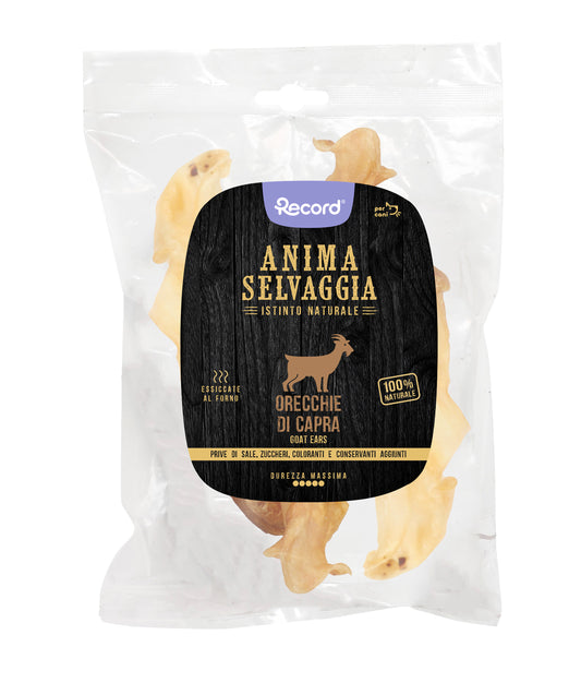 Orecchie di capra buona da masticare contribuisce al benessere psicofisico del cane: appaga emotivamente, rafforza la muscolatura delle mascelle e contribuisce a mantenere i denti puliti, grazie all’azione meccanica