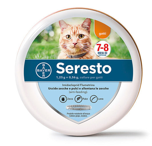 collare antiparassitario Seresto  per gattiCura del gatto